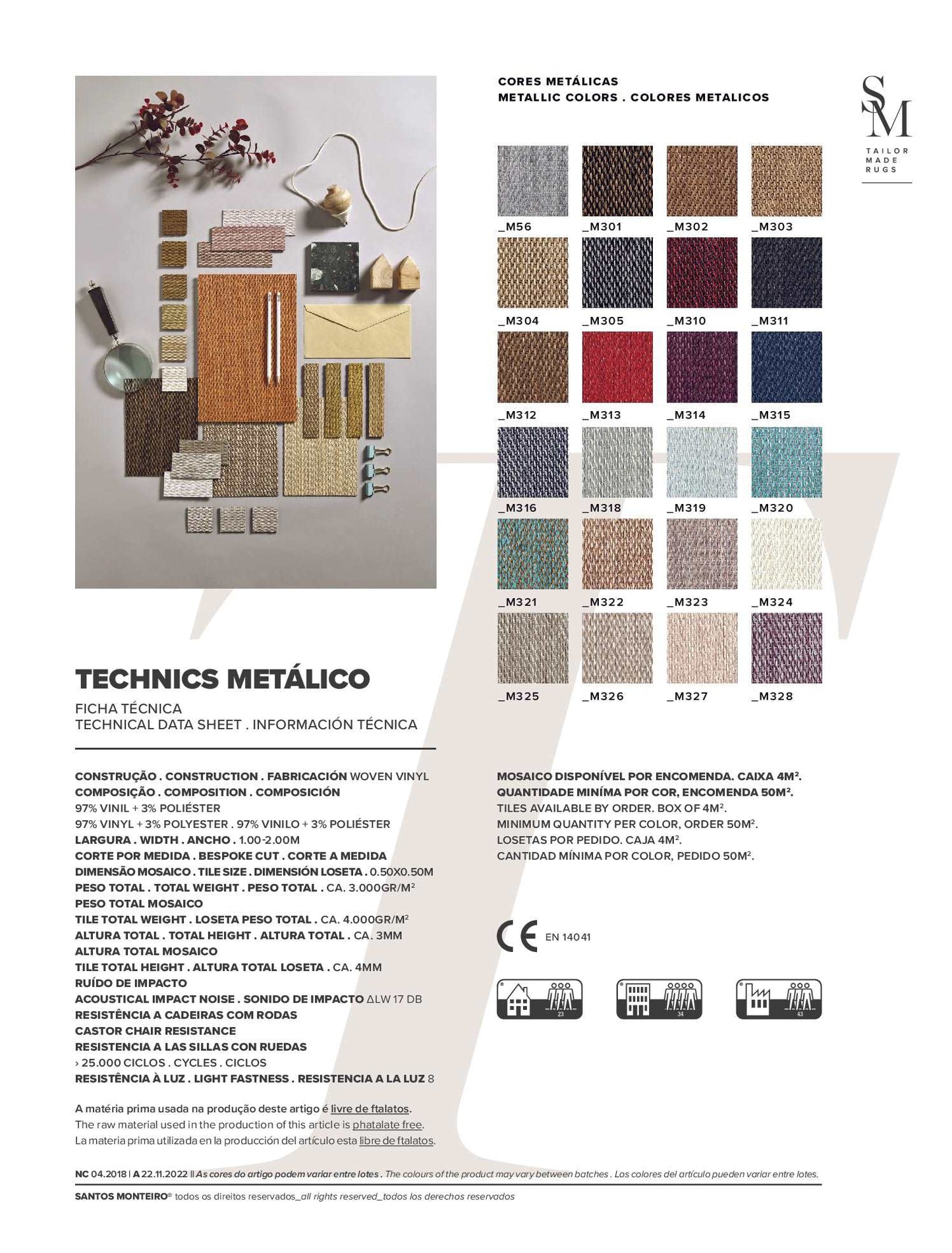 Alfombra Technics Metálico