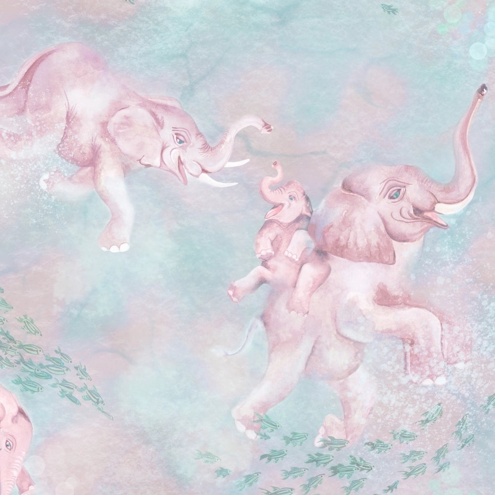 Papel Pintado Elephant Breaststroke - AngelInspirationShop