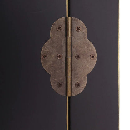 Mueble auxiliar negro 63 X 33 X 131 cm