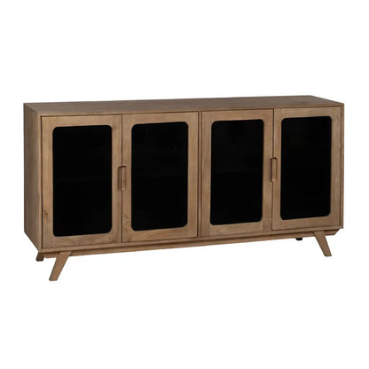 Aparador natural madera de mango salón 162 X 41 X 83 cm