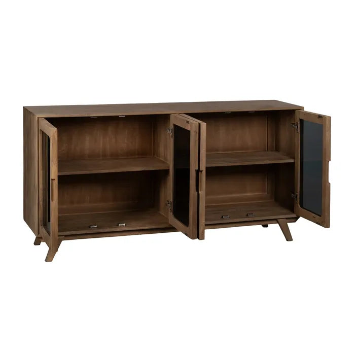 Aparador natural madera de mango salón 162 X 41 X 83 cm