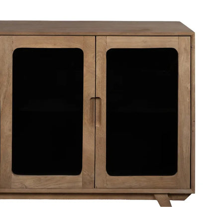 Aparador natural madera de mango salón 162 X 41 X 83 cm