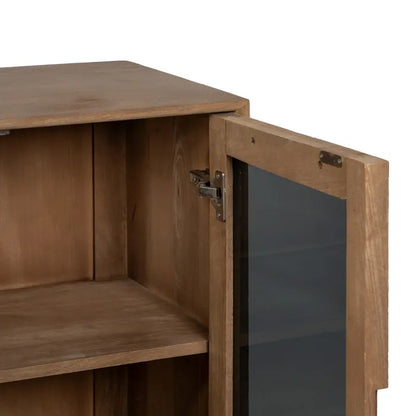 Aparador natural madera de mango salón 162 X 41 X 83 cm