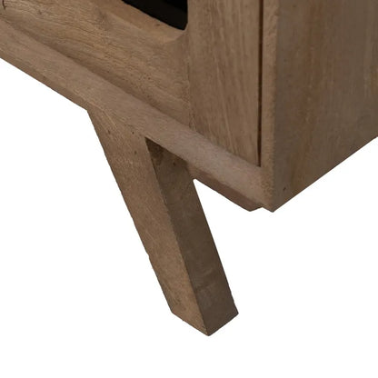 Aparador natural madera de mango salón 162 X 41 X 83 cm