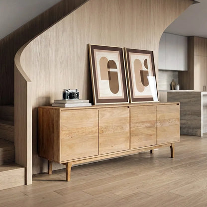 Aparador natural madera de mango 200 X 45 X 76 cm