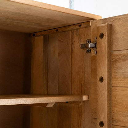 ARMARIO NATURAL MADERA DE MANGO SALÓN 90 X 45 X 145 CM