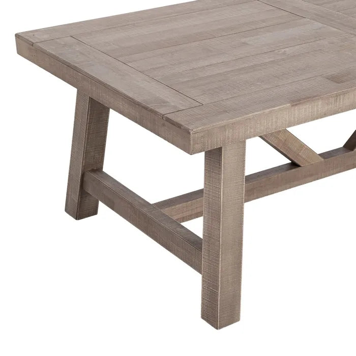Mesa comedor natural madera de pino 200 X 90 X 77,50 cm