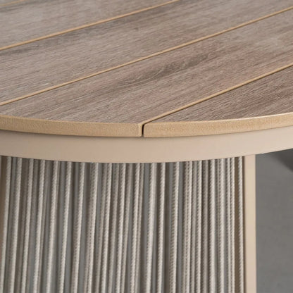 Mesa comedor  polywood-pe ratán exterior 180 X 90 X 76,50 cm