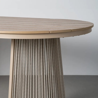 Mesa comedor  polywood-pe ratán exterior 180 X 90 X 76,50 cm