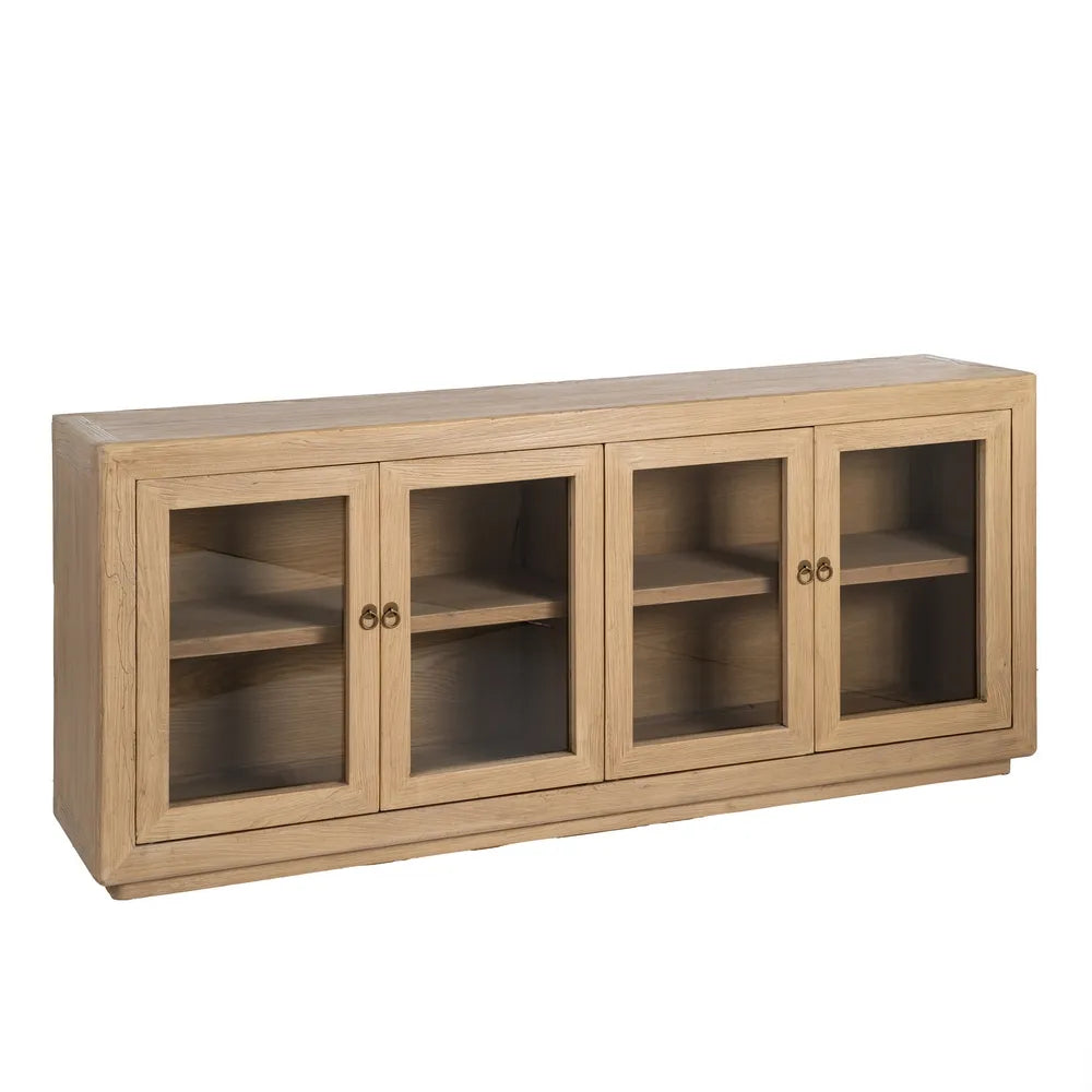 Aparador madera de olmo salón 200 X 44 X 85 cm