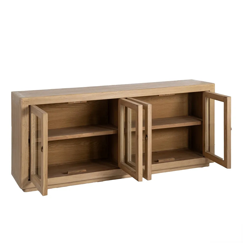 Aparador madera de olmo salón 200 X 44 X 85 cm