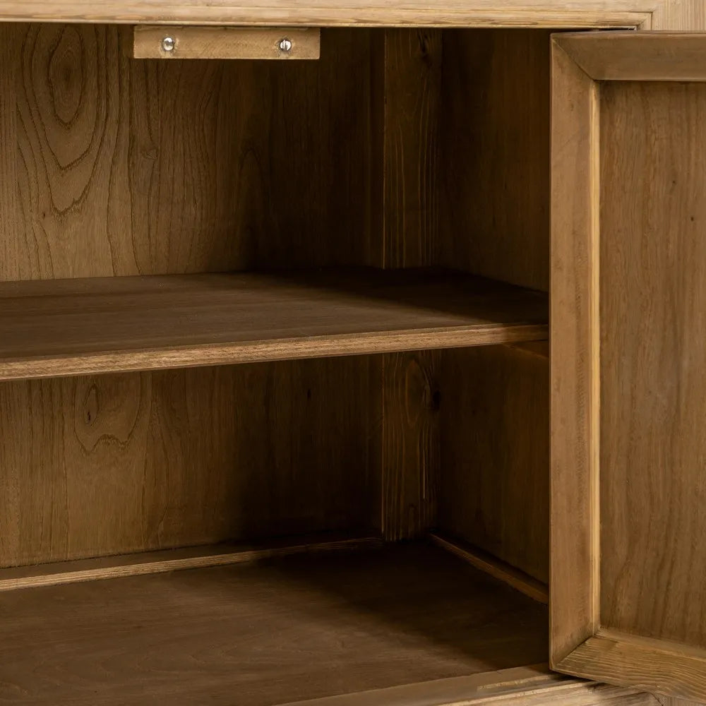 Aparador madera de pino salón 240 X 44 X 94 cm