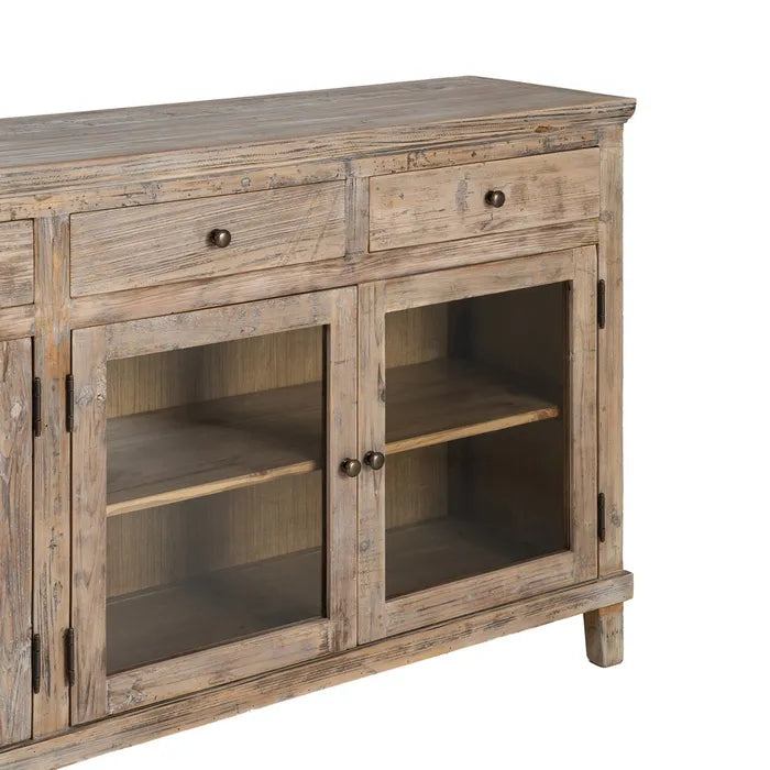 Aparador madera de pino salón 200 X 42 X 88 cm