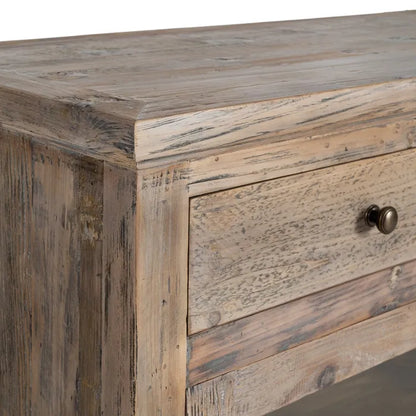 Aparador madera de pino salón 200 X 42 X 88 cm