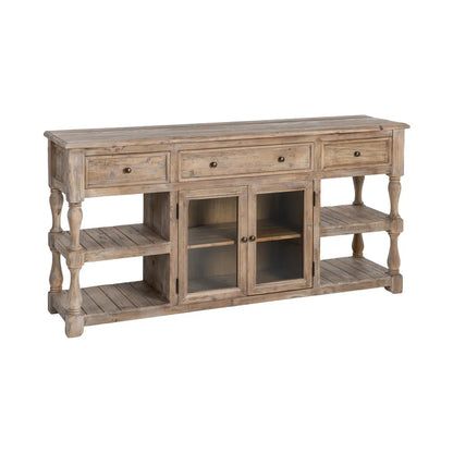 Aparador madera de pino salón 180 X 45 X 88 cm