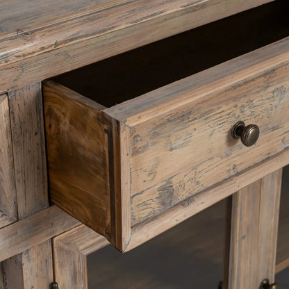 Aparador madera de pino salón 180 X 45 X 88 cm