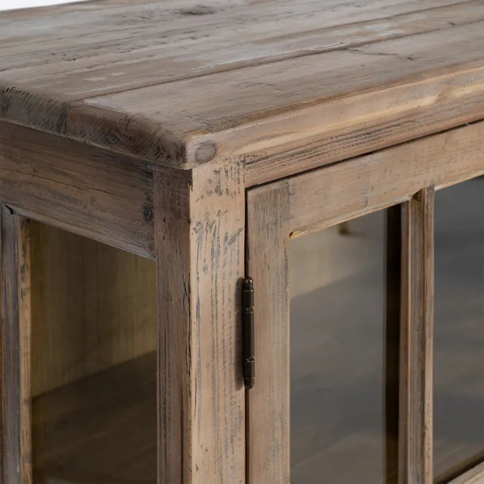 Aparador madera de pino salón 220 X 45 X 80 cm