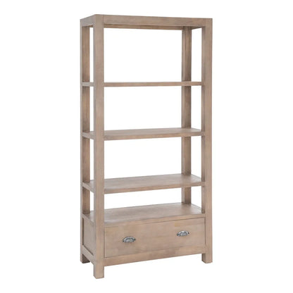 Estantería natural madera de pino 90 X 40 X 180 cm