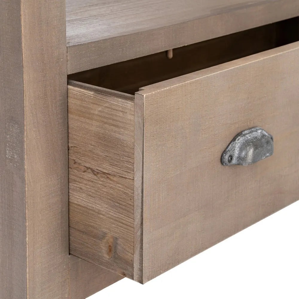 Estantería natural madera de pino 90 X 40 X 180 cm