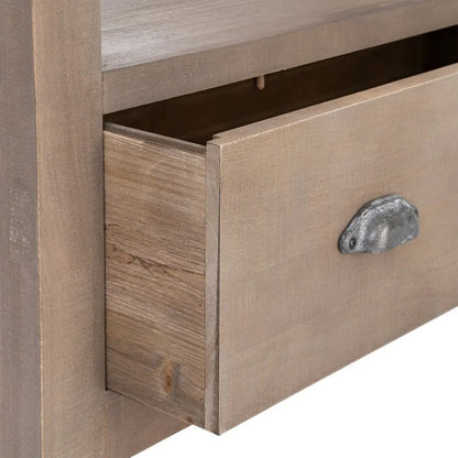 Estantería natural madera de pino 90 X 40 X 180 cm