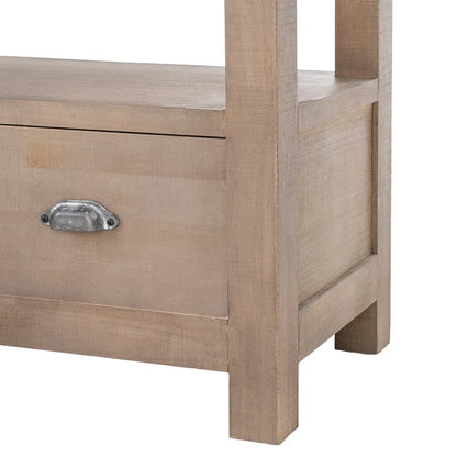 Estantería natural madera de pino 90 X 40 X 180 cm