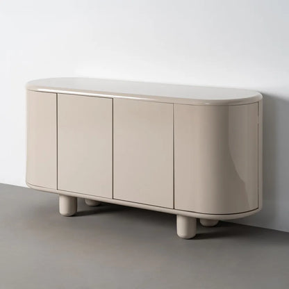 Aparador lacado beige DM 160 X 50 X 80 cm