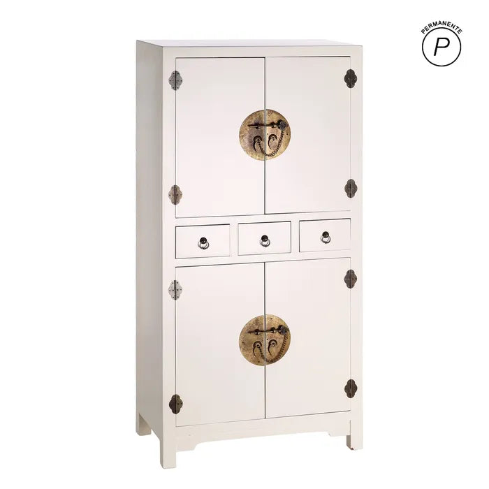 Mueble auxiliar blanco 63 X 33 X 131 cm