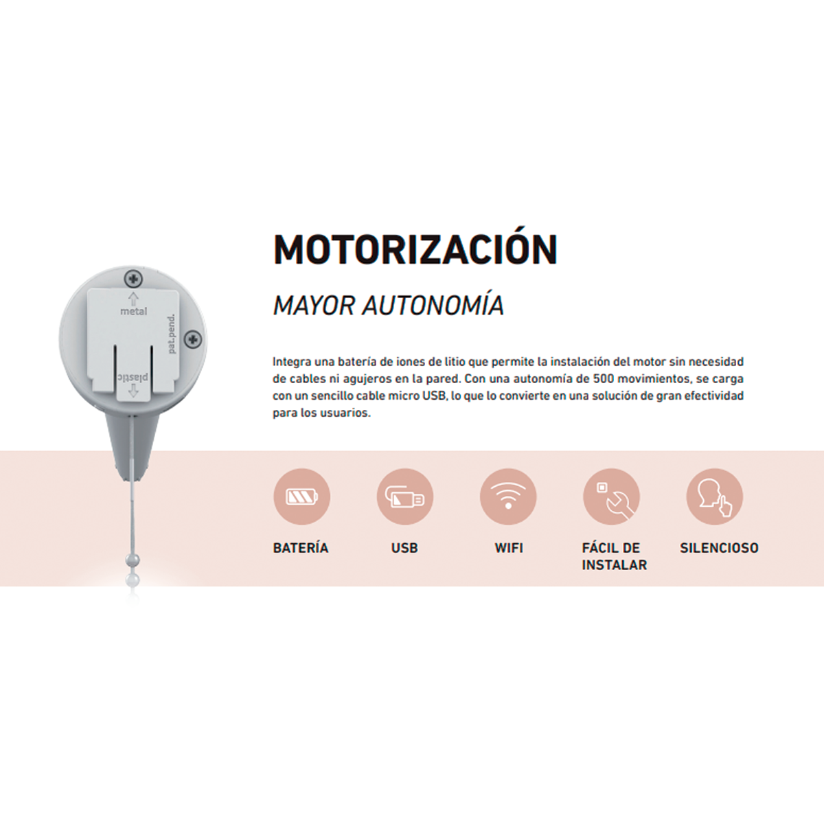 Enrollable Screen 5500 con motor de batería (sin instalación) - AngelInspirationShop