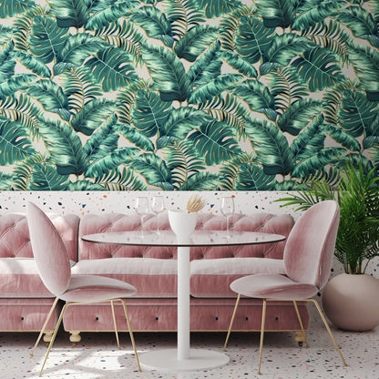 Papel Pintado Banana Leaves Max