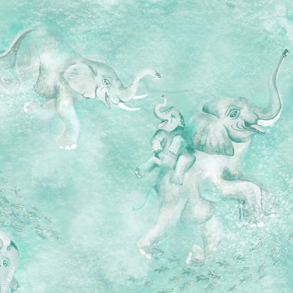 Papel Pintado Elephant Breaststroke - AngelInspirationShop