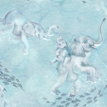 Papel Pintado Elephant Breaststroke - AngelInspirationShop