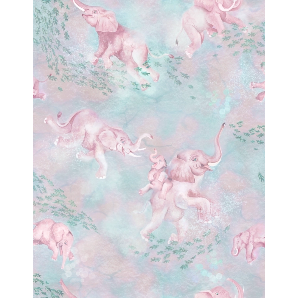 Papel Pintado Elephant Breaststroke - AngelInspirationShop