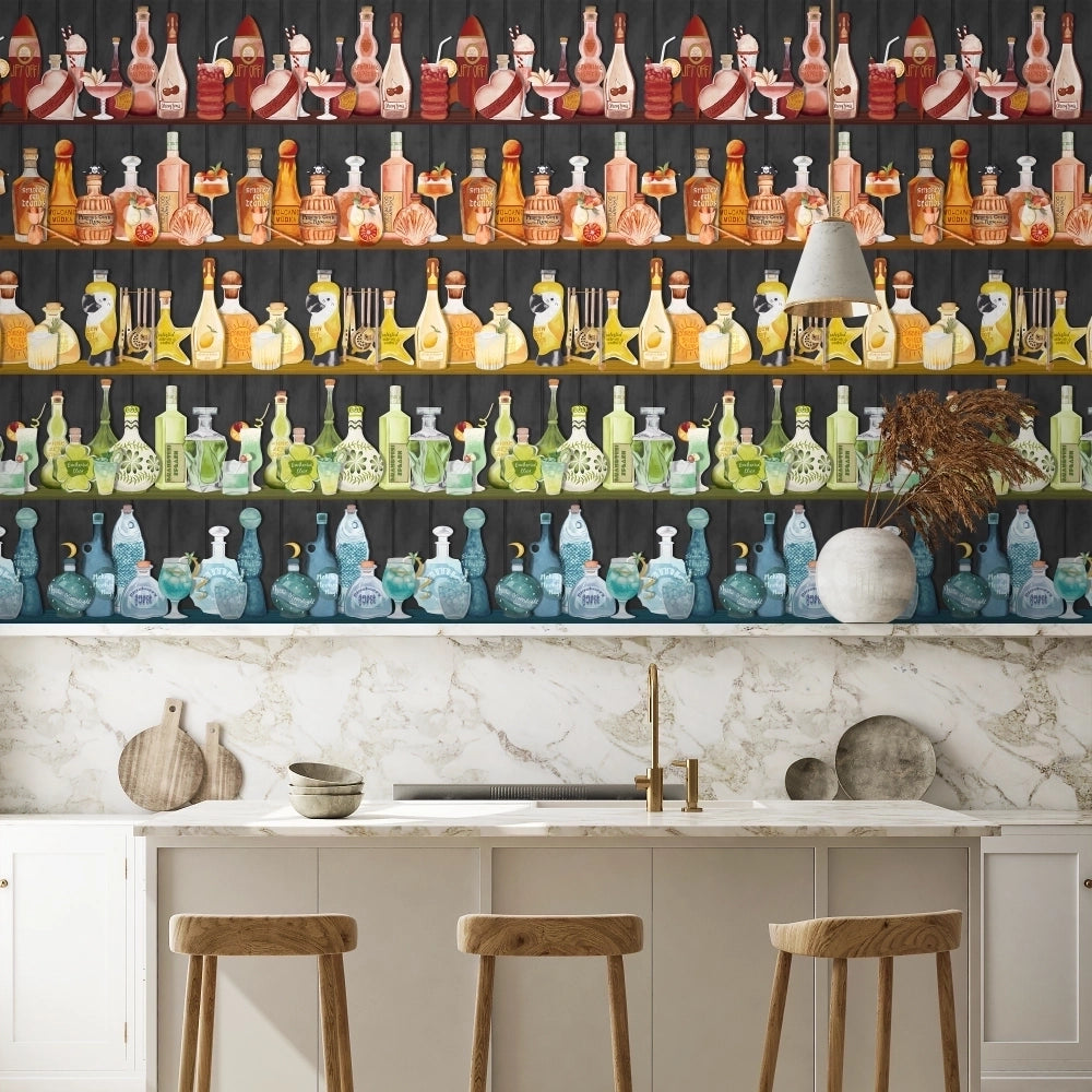 Papel Pintado Mixology - AngelInspirationShop