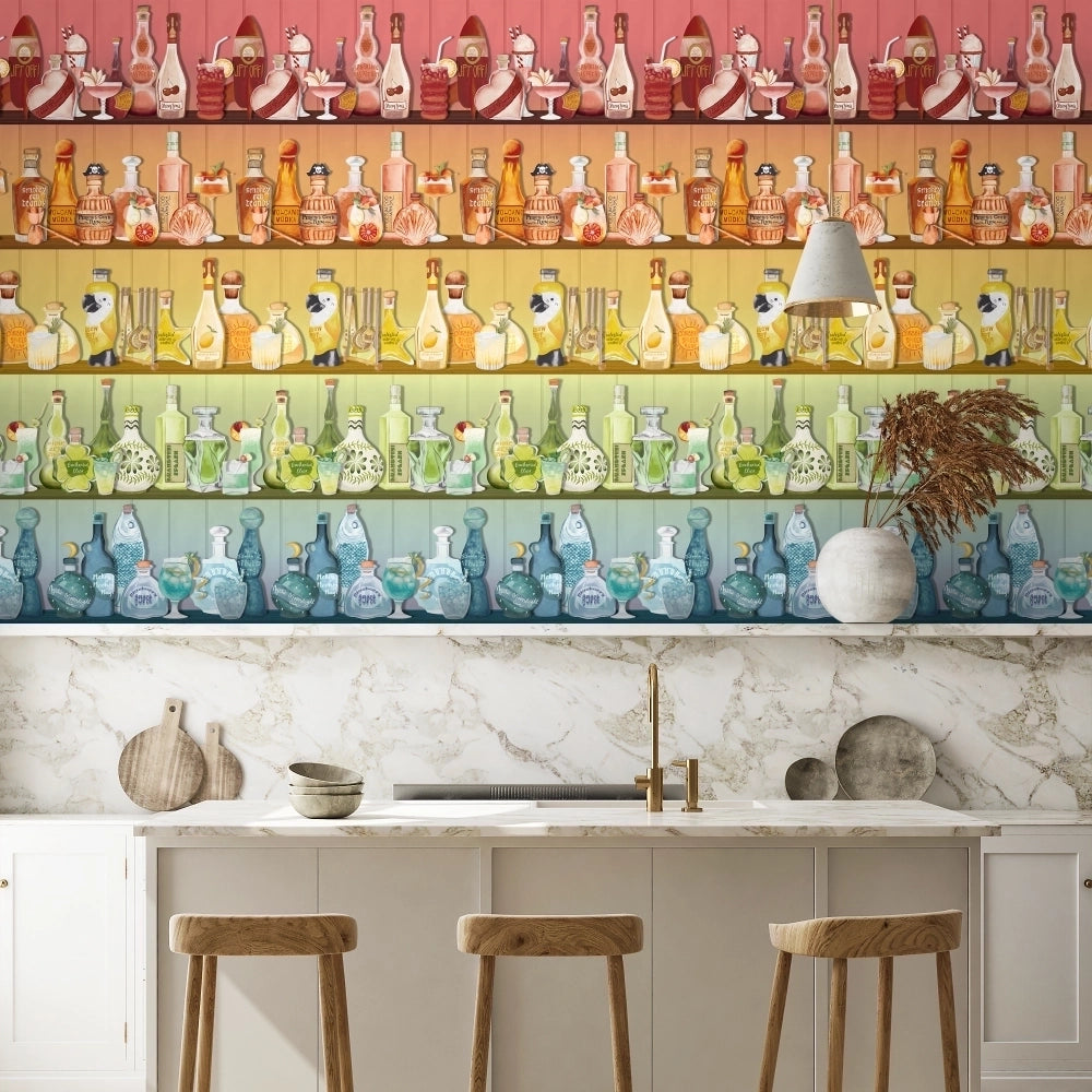 Papel Pintado Mixology - AngelInspirationShop