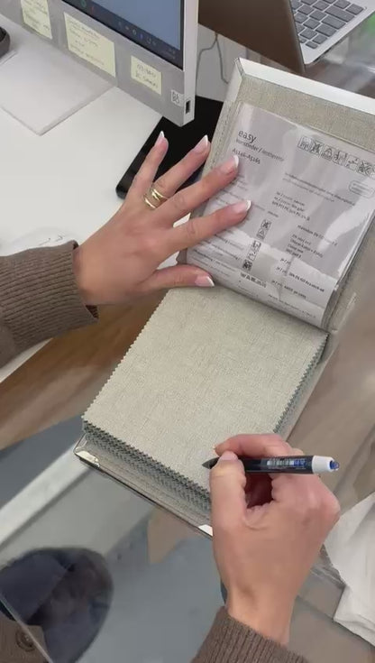 Tissu balançoire en lin (Prix au mètre)